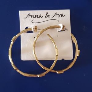 Goldtone earrings